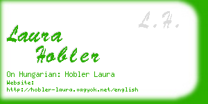 laura hobler business card